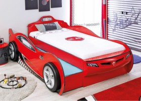 CARBED Кровать-машина Coupe с выдвижной кроватью Red 20.03.1306.00 в Верхоянске - verhoyansk.katalogmebeli.com | фото 1