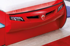 CARBED Кровать-машина Coupe с выдвижной кроватью Red 20.03.1306.00 в Верхоянске - verhoyansk.katalogmebeli.com | фото 2