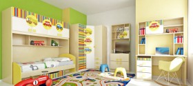 Детская комната Клаксон (Бежевый/корпус Клен) в Верхоянске - verhoyansk.katalogmebeli.com | фото 5