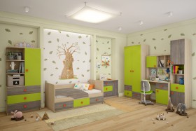 Детская комната Пуговка в Верхоянске - verhoyansk.katalogmebeli.com | фото