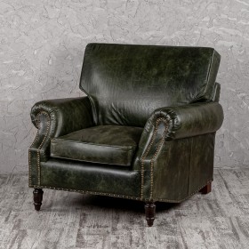 Кресло кожаное Лофт Аристократ (ширина 1070 мм) в Верхоянске - verhoyansk.katalogmebeli.com | фото