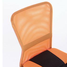 Кресло компактное BRABIX Smart MG-313 (черный, оранжевый) в Верхоянске - verhoyansk.katalogmebeli.com | фото 4