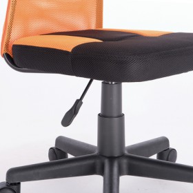 Кресло компактное BRABIX Smart MG-313 (черный, оранжевый) в Верхоянске - verhoyansk.katalogmebeli.com | фото 5
