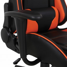 Кресло компьютерное BRABIX GT Racer GM-100 (черный, оранжевый) в Верхоянске - verhoyansk.katalogmebeli.com | фото 3