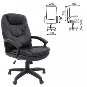 Кресло офисное BRABIX Trend EX-568 (черный) в Верхоянске - verhoyansk.katalogmebeli.com | фото 1