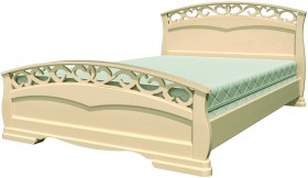 Кровать Грация-1 из массива сосны 1600*2000 Белый античный в Верхоянске - verhoyansk.katalogmebeli.com | фото 17