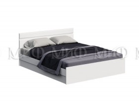 Кровать Нэнси New 1,4м (Белый/белый глянец) в Верхоянске - verhoyansk.katalogmebeli.com | фото