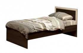 Кровать одинарная 21.55 (шир. 900) с настилом (венге/профиль дуб линдберг)/осн. в Верхоянске - verhoyansk.katalogmebeli.com | фото