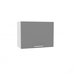 Лофт ВПГ 600 шкаф верхний горизонтальный высокий (Штукатурка серая/корпус Серый) в Верхоянске - verhoyansk.katalogmebeli.com | фото