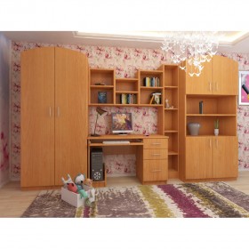 Детская Мишутка Комплект мебели (Вишня оксфорд) в Верхоянске - verhoyansk.katalogmebeli.com | фото
