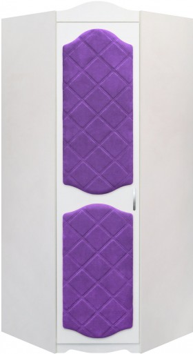 Шкаф угловой Иллюзия 32 Фиолетовый в Верхоянске - verhoyansk.katalogmebeli.com | фото 1