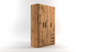 Шкаф 3-х створчатый с ящиками Шервуд (Дуб Вотан) в Верхоянске - verhoyansk.katalogmebeli.com | фото 1