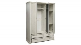 Шкаф для одежды "Сохо" (бетон пайн белый/4 ящика/1532) в Верхоянске - verhoyansk.katalogmebeli.com | фото 3