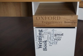 Стол с ящиками «Оксфорд» (Ривьера/Белый с рисунком) в Верхоянске - verhoyansk.katalogmebeli.com | фото 9