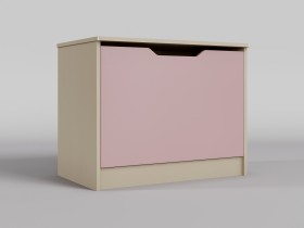 Ящик для игрушек Грэйси (Розовый/корпус Клен) в Верхоянске - verhoyansk.katalogmebeli.com | фото
