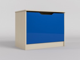 Ящик для игрушек Скай люкс (Синий/корпус Клен) в Верхоянске - verhoyansk.katalogmebeli.com | фото