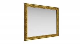 Зеркало навесное "Айрум"/(дуб кальяри / профиль: золото с орнаментом) в Верхоянске - verhoyansk.katalogmebeli.com | фото
